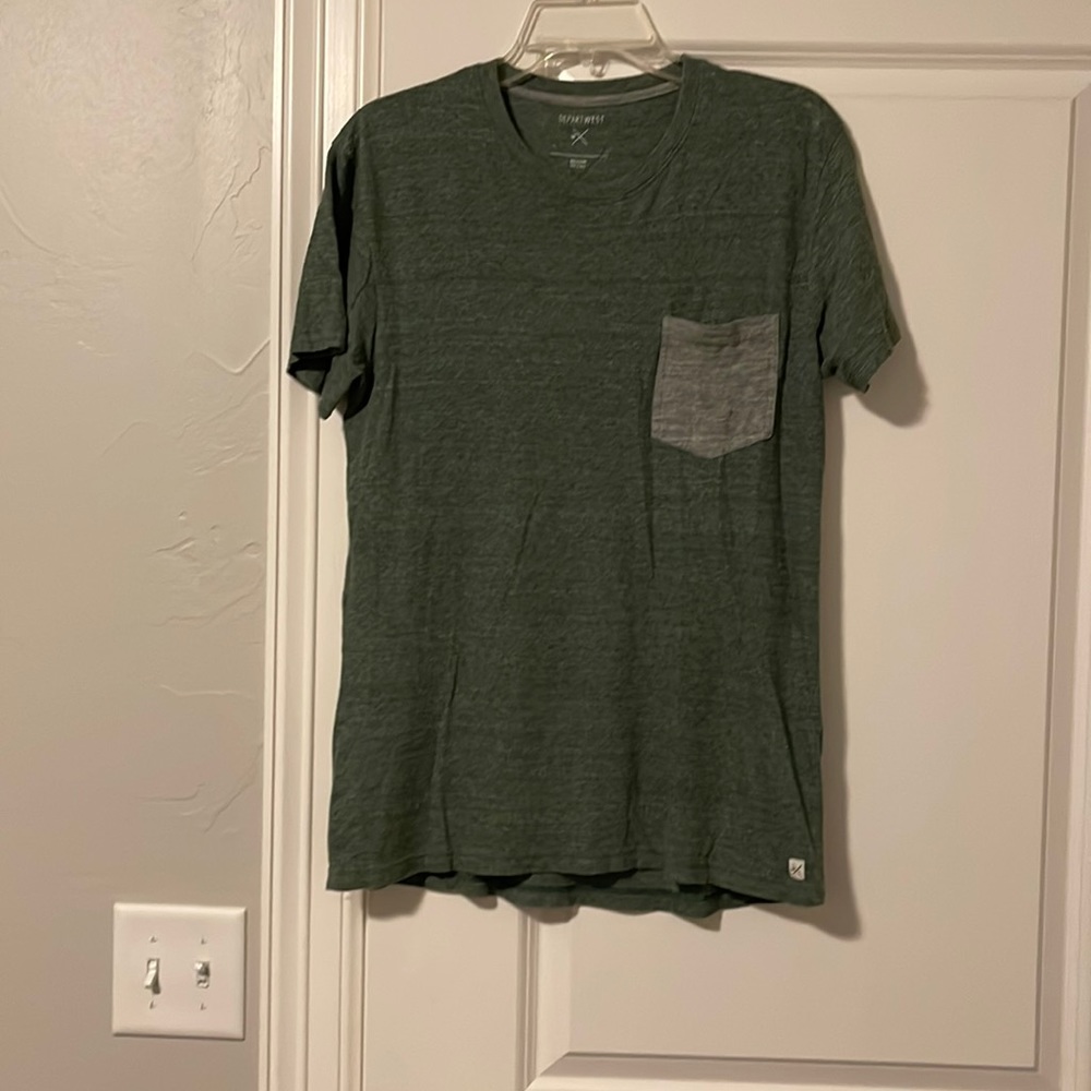 Green shirt with pocket